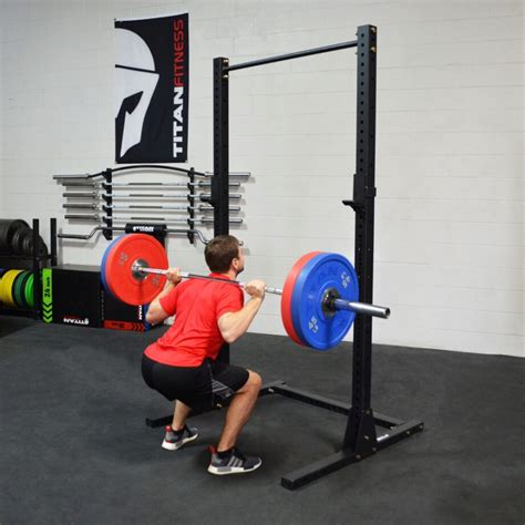 Titan squat rack - Oct 20, 2023 · Titan’s version of the SquatMax-MD comes in two different designs, a standalone machine and a rack-mounted belt squat. The rack-mounted machine will fit on most any power rack, but Coop suggests getting the standalone if you plan on moving the rack attachment back and forth from your squat rack. Even with an updated kickstand, the belt squat ... 